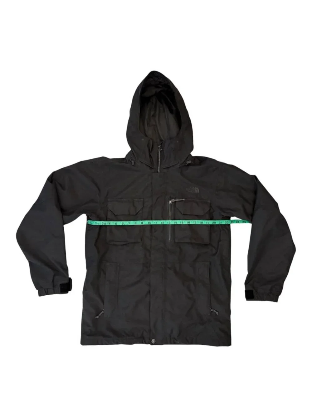 The North Face Men's HyVent Cargo Parka Mountain Jacket Medium Black Fall 2013